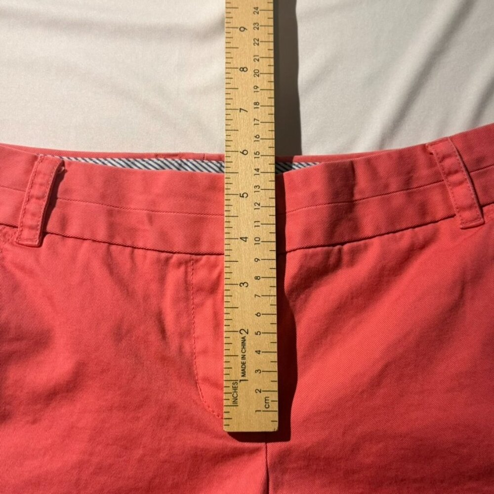 J.Crew Chino Shorts Women’s Size 2 Coral Pink Summer Casual Preppy - Picture 4 of 7